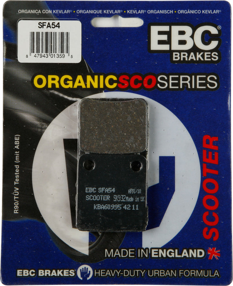 Ebc 153-54 SFA54 BRAKE PADS SFA54 ORGANIC