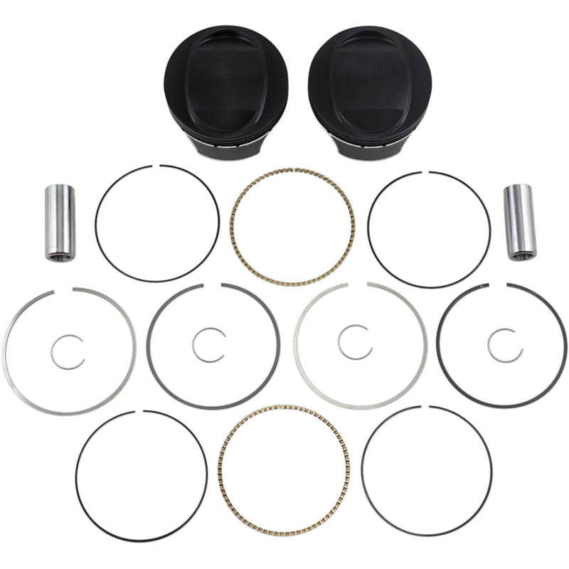 Wiseco Black Edition™ Piston Kit - K2792 For Harley Motorcycles 2007-2017