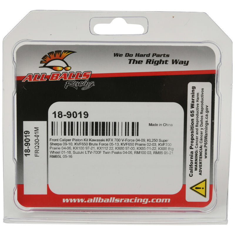 All Balls Brake Caliper Piston Kit - 18-9019 Suzuki RM 100 / 700 Twin Peaks 4x4 / RM 85 / 85L 2003-2022