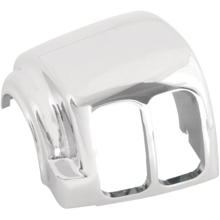 DRAG SPECIALTIES Handlebar Switch Housing Kit - Upper Smooth Chrome