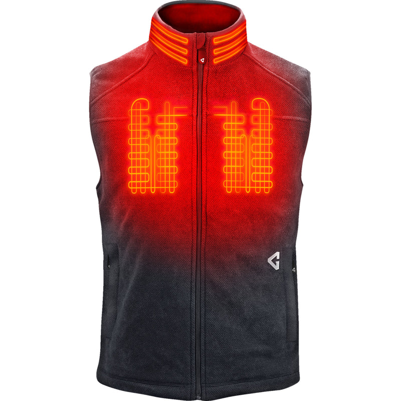 GERBING HEATED CLOTHING 7V Thermite Fleece Vest 2.0 Gray
