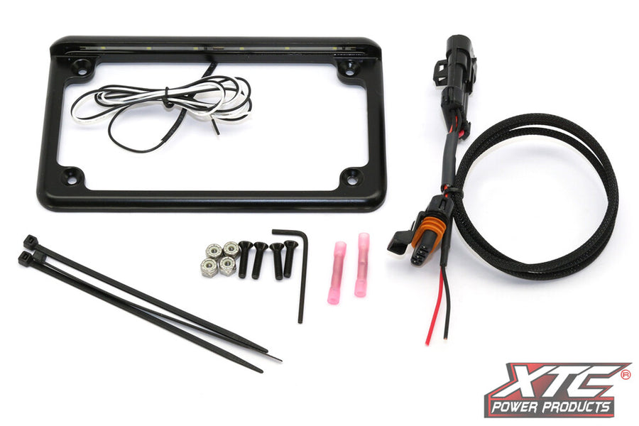 Xtc Power Products 630-0110 LF-6BK-15RZR License Plate Frame/Mount