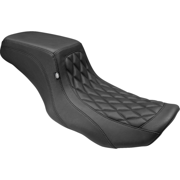 MUSTANG 0801-1907 88416 Double Diamond Squareback Seat - One Piece 2-Up Squareback Seat - Double Diamond - Smooth