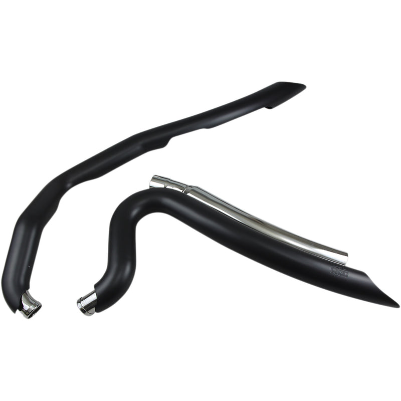 Cobra Speedster Swept 2-Into-2 Exhaust System - 6231B For Harley Touring 2017-2022