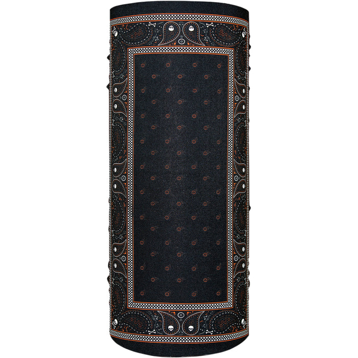 ZAN HEADGEAR 2502-0221 T197 Motley Tube® Neck Tube Motley Tube® - Classic Bandana - Orange/Black