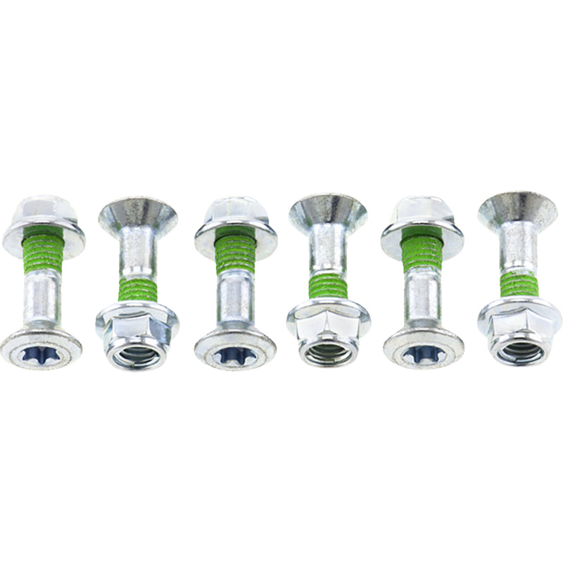 BOLT 2401-0858 2008-HS.EU Euro Hub-Savers Double Locked Sprocket Fastening Kit Bolt Kit - Sprocket - Double Locked - Silver - 6 Pack