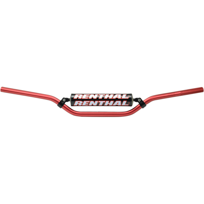 RENTHAL R7221-RD 722-01-RD-01-185 7/8" Off-Road Handlebar — CR/Moto/Enduro/High/MX/Ricky Johnson Handlebar - 7/8" - 722 - CR High/Ricky Johnson - Red