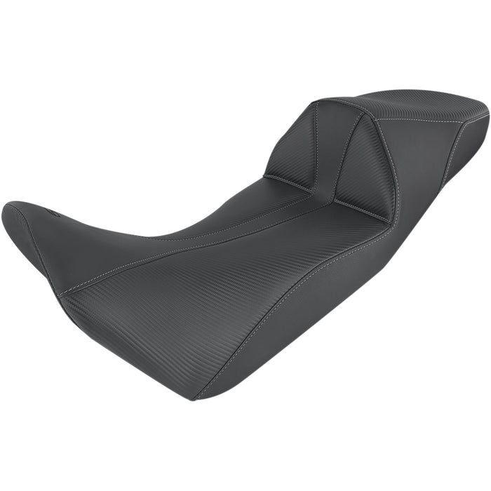 SADDLEMEN 0810-2200 0810-H049 Adventure Tour Seat one-piece - low - stitched - black - africa twin