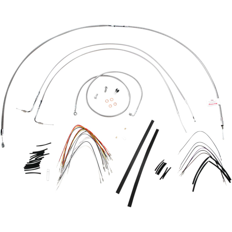 Burly Brand Complete Cable Kit - B30-1054 For Harley Softail 2007-2010