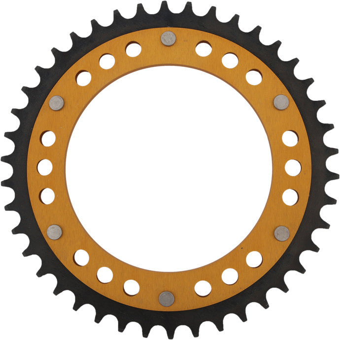 Supersprox Rear Stealth Sprocket Aluminum Steel 42T-525 GLD - RST-1307-42-GLD Honda CBR600F F4I / CBR600F4i / CBR600RR 2001-2016