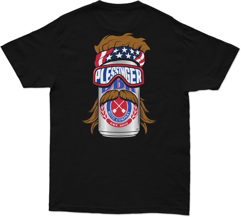 Dbk 325-00023S ATAP-MULLETMADN-S MULLET MADNESS TEE BLACK SM