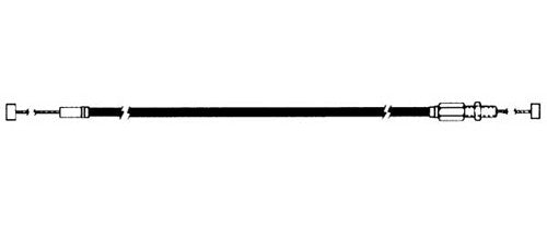 Sp1 12-19561 05-138-76 THROTTLE CABLE S-D