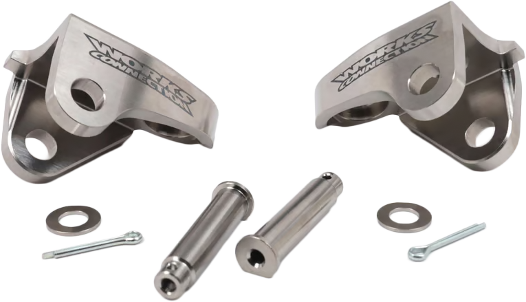 Works 66-20520 20-520 FOOT PEG MOUNT TITANIUM CRF250/450