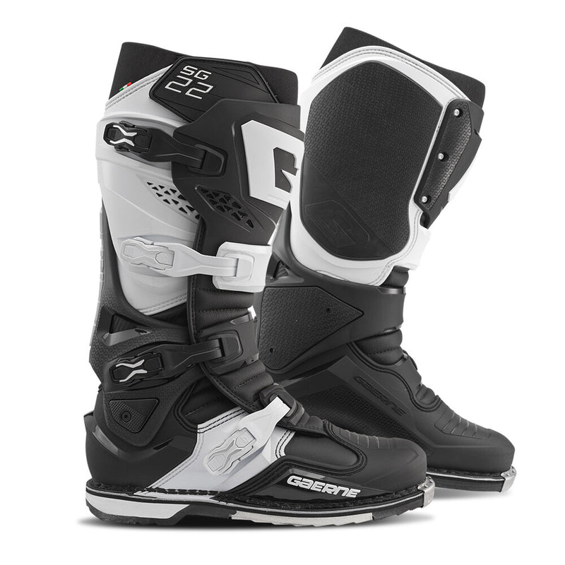 Gaerne 480-66408 2262-020-8 SG22 BOOTS BLACK/WHITE SZ 8
