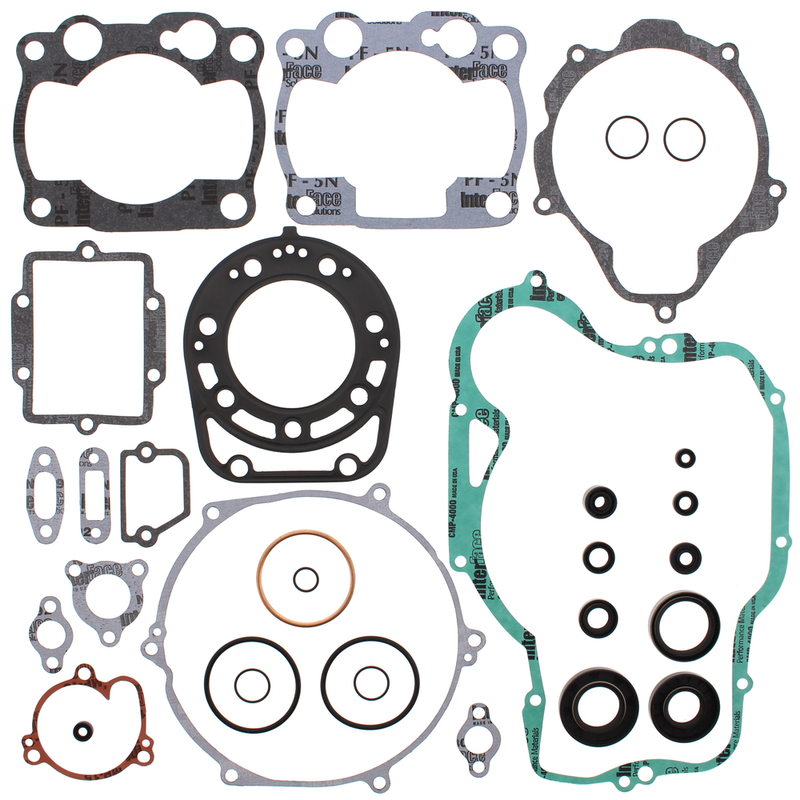 Vertex Complete Gasket SET With OIL Seals - 811456 Kawasaki KX 250 1992