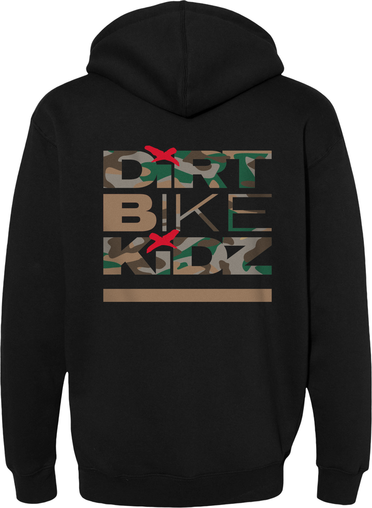 Dbk 325-000142X AH-CAMOSHOVEL-2X CAMO SHOVELS HOODIE BLACK 2X