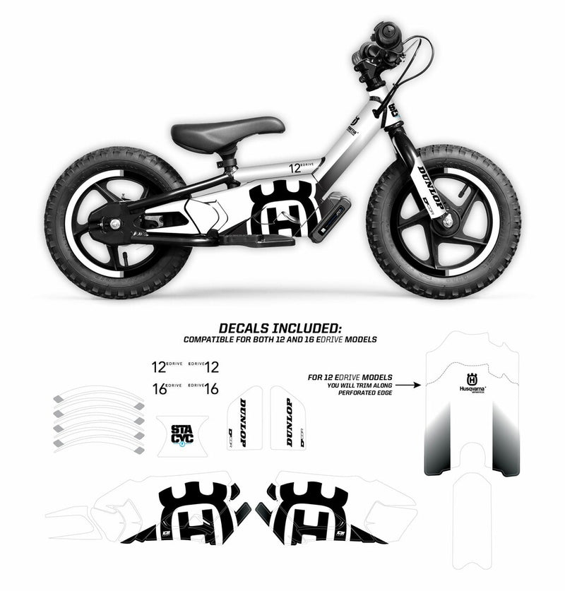 D-cor 862-80206 10-80-206 GRAPHIC KIT STACYC HUSKY GRAPHIC KIT STACYC 12" & 16"