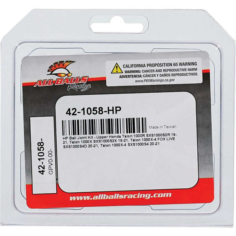 All Balls Ball Joint Kit HP - 42-1058-HP Honda UTVs 2019-2025