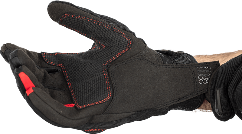 Rst 556-2100209 102100RED-09 RIDER CE GLOVE BLACK/RED MD
