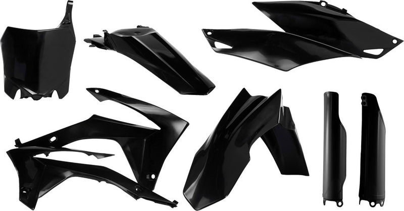Acerbis Full Plastic Kit Black - 2314410001 Honda CRF450R / CRF250R 2013-2017
