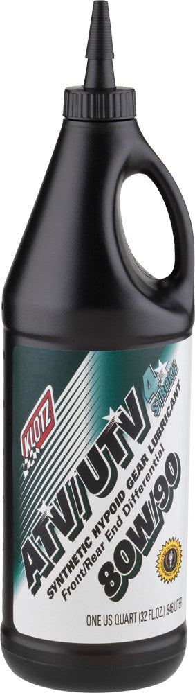Klotz Oil 842-0097 ATVUTV-8090 FRONT/REAR DIFFERENTIAL LUBE 80W90 32OZ ATV/UTV