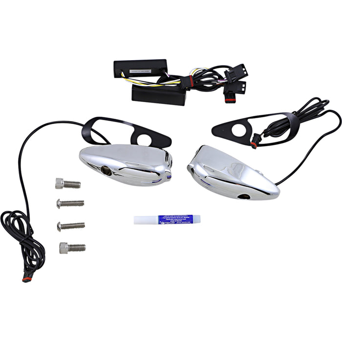 CUSTOM DYNAMICS 2020-1872 PB-RG-TS-15-C ProBEAM Road Glide Turn Signals - FLTR - Chrome