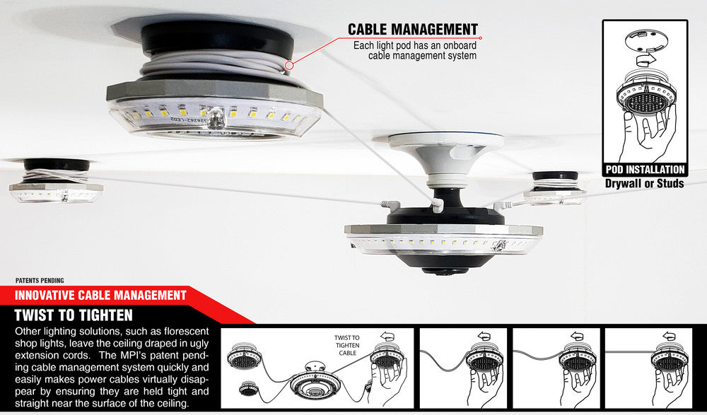 Stkr 05-1079 00194 MPI MULTI POINT ILLUMINATION CEILING LIGHT