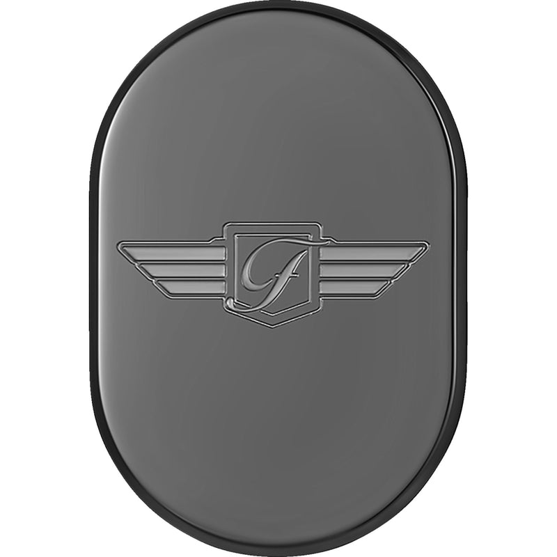 Figurati Designs FD Logo Antenna Cover - FD-01-AC-BLK-RT For Harley Touring 2009-2023