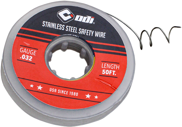 Odi 206-03250 H70SSW-50 STAINLESS STEEL SAFETY-WIRE 50 FT