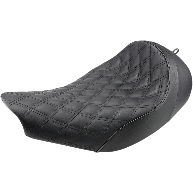 Saddlemen Renegade™ Lattice Stitch Solo Seat Lattice Stitched Black - I14-07-002LS For Indian 2014-2025