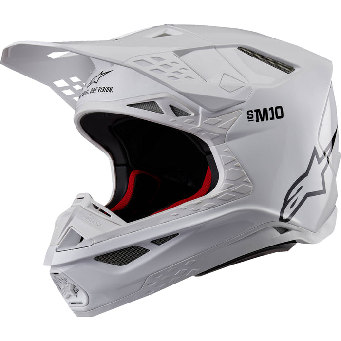 ALPINESTARS Supertech M10 Solid MIPS® Helmet - Gloss White