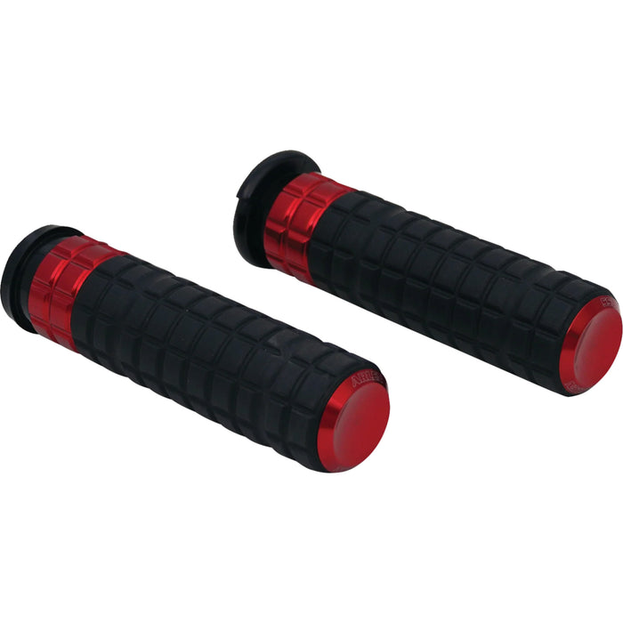 ARLEN NESS 0630-3275 500-021 SpeedLiner Grips - TBW - Red