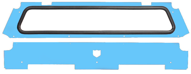 Pro Armor Rear Windshield SKY Blue - P141W461SB Polaris RZR 2014-2022