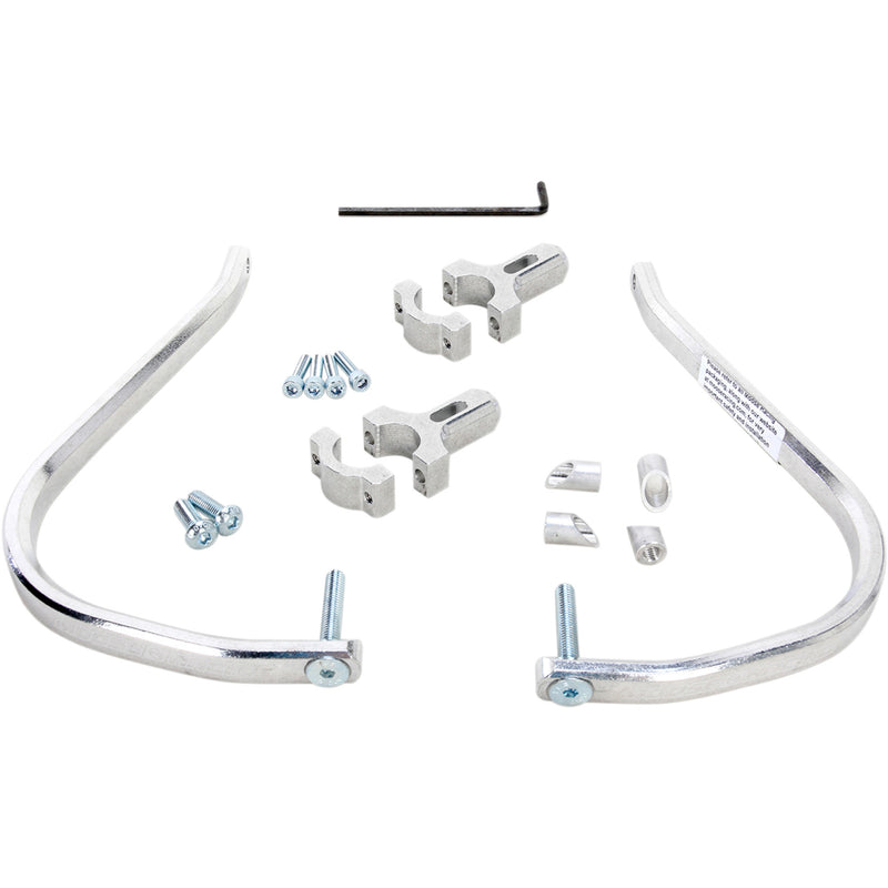 MOOSE OFFROAD 0635-1026 50-4014M Aluminum Handguards Handguards - Aluminum - 1-1/8" - Mini - Silver