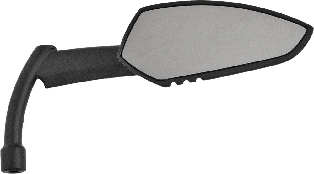 Harddrive 820-0817R 18-504R MIRROR APACHE W/ KNIFE STEM MATTE BLACK RIGHT