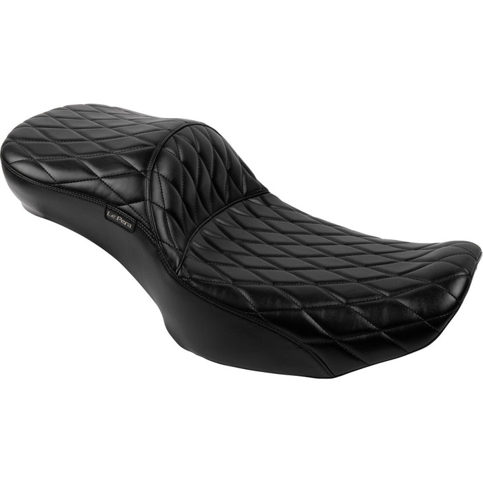 LE PERA 0801-1876 LV-957DLDM Maverick Daddy Long Legs Seat - Without Backrest - Diamond Stitched - FLH/FLT '23-'24