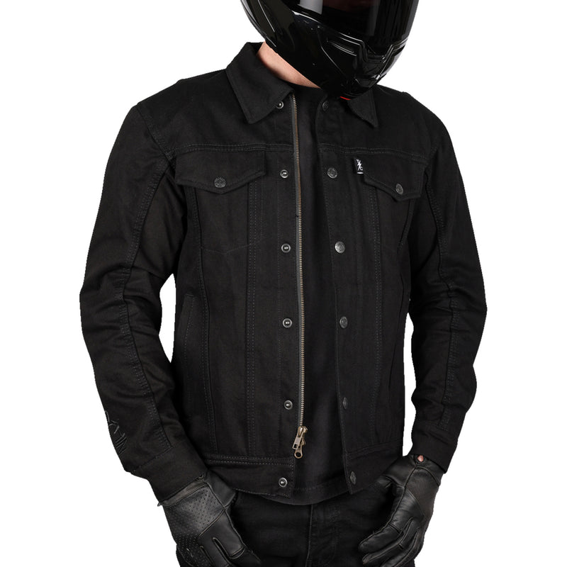 THRASHIN SUPPLY CO. Highway v2 Denim Riding Jacket Black