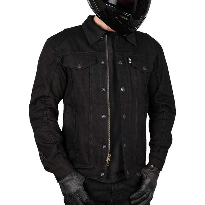 THRASHIN SUPPLY CO. Highway v2 Denim Riding Jacket Black
