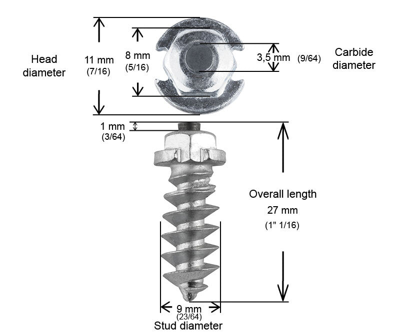 Igrip SS-25200 SS-25200 1"-25MM SHOULDER SCREW STUDS QTY 200