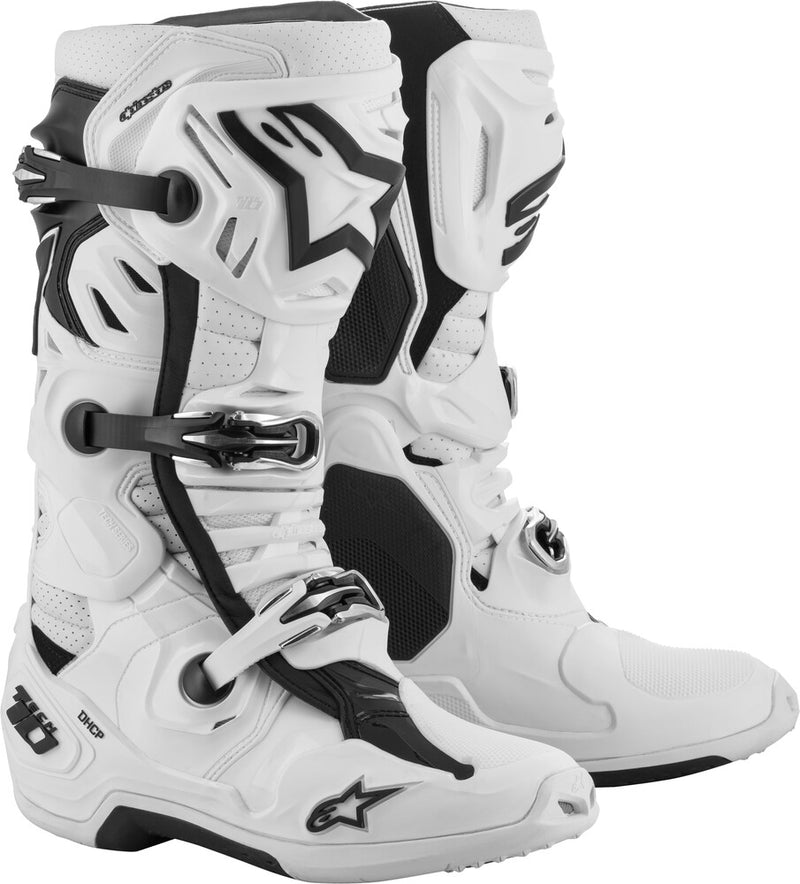 Alpinestars Tech 10 Supervented Boots White SZ 13 - 2010520-20-13