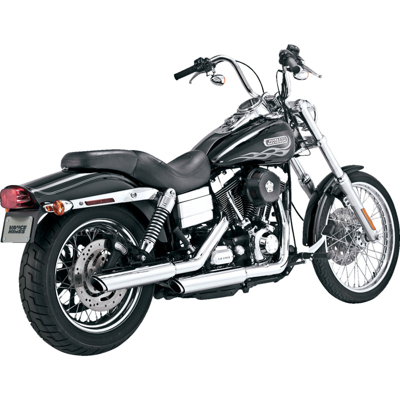 Vance & Hines Twin Slash Muffler - 16337 For Harley Dyna 2010-2017