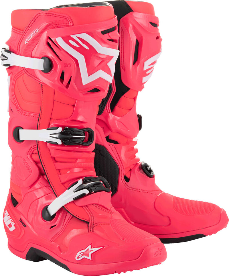 Alpinestars 482-0003608 2010020-3812-8 TECH 10 BOOTS DIVA PINK/WHITE 8