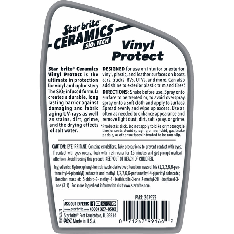 STAR BRITE 3706-0113 203922 Ceramic Vinyl Protectant 22 u.s fl oz.