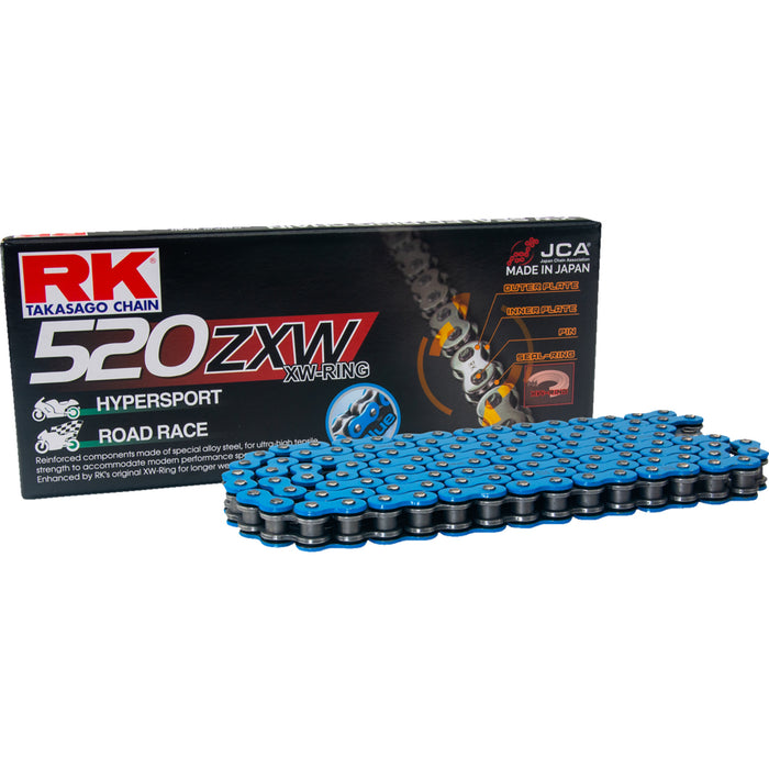 RK 1223-1907 BB520ZXW-170 520 ZXW Drive Chain 520 ZXW - Drive Chain - 170 Links - Blue