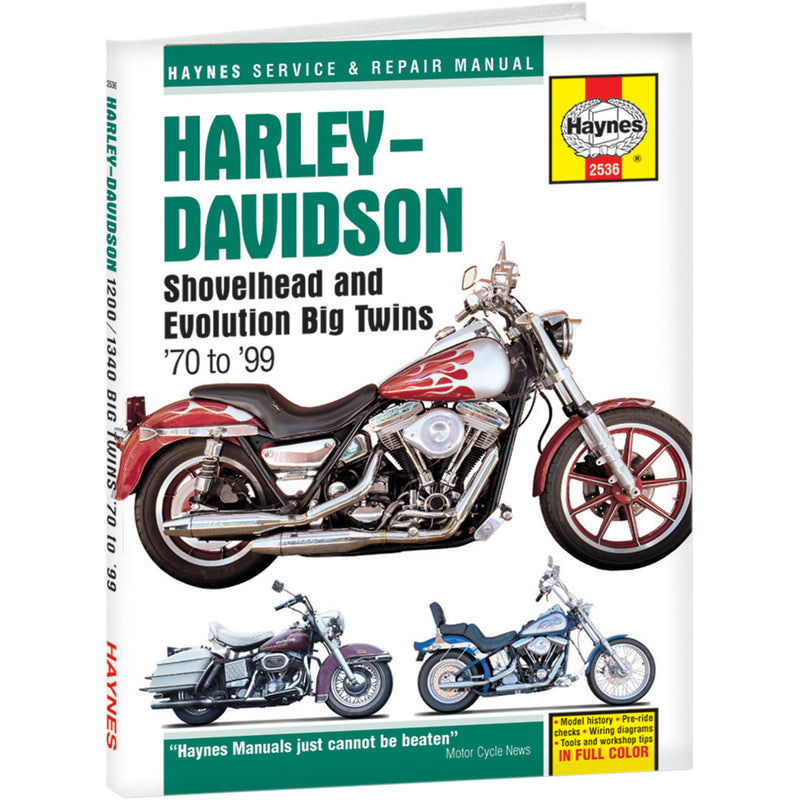 Haynes Service Manual - M2536 For Harley Motorcycles 1969-1999