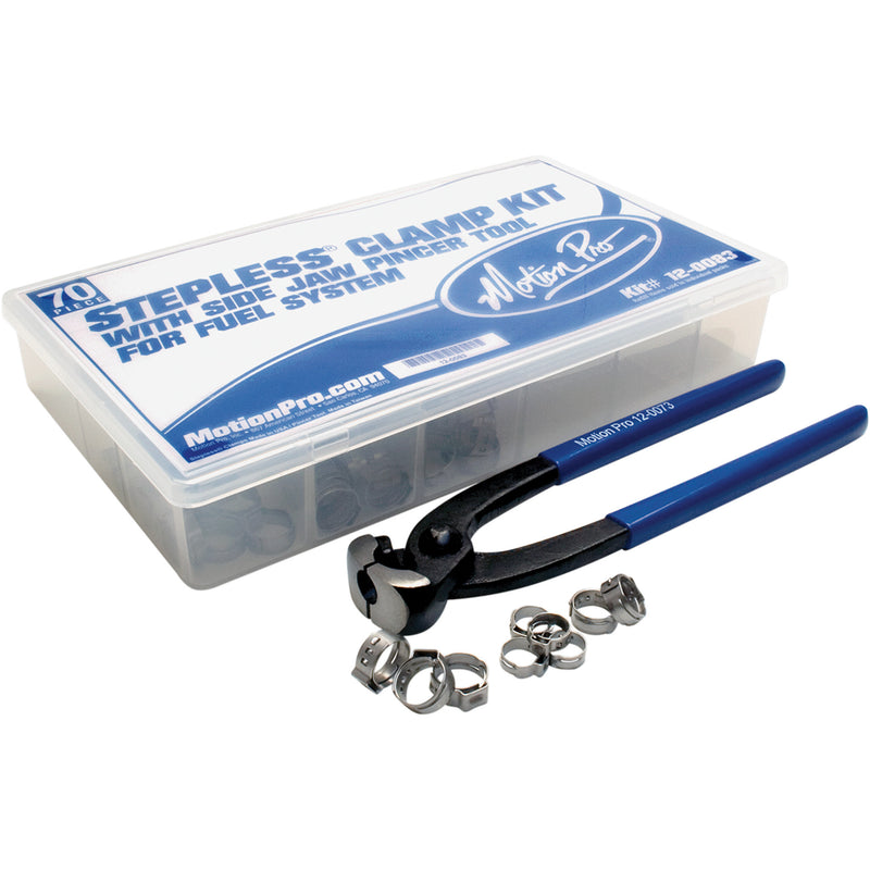 MOTION PRO 2402-0132 12-0083 Stepless® Ear Clamp Kit for Fuel System Clamp Kit - Fuel Line