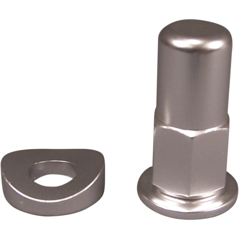 NO TOIL 0220-0005 NTRK-001 Rim Lock Tower Nut/Spacer Kit Rim Lock Nut/Spacer - Kit - Silver