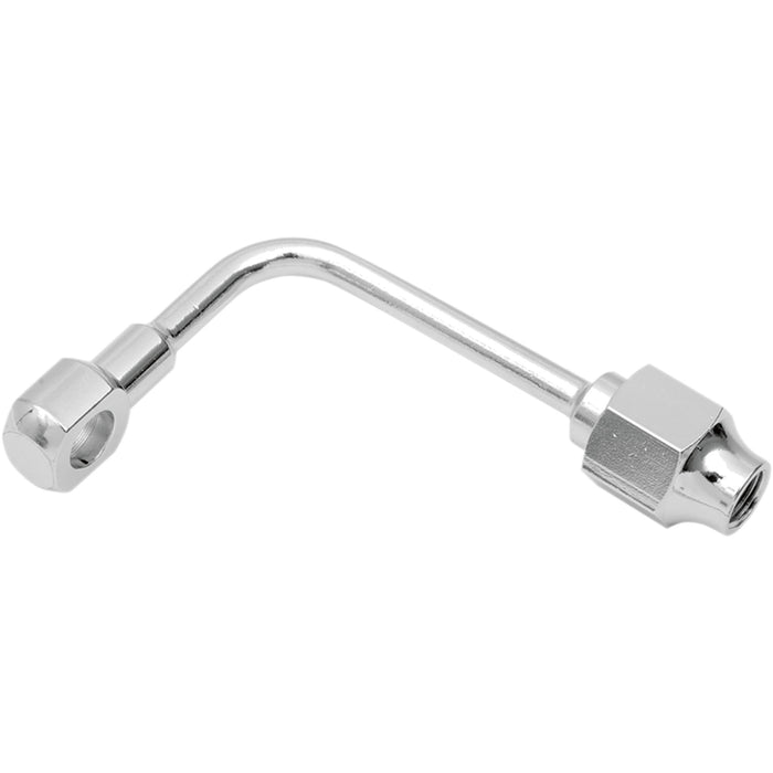 DRAG SPECIALTIES DS098302 Chrome Steel Banjo Fitting Banjo Fitting - 3/8" x 1/8" NPT - 90° - Long