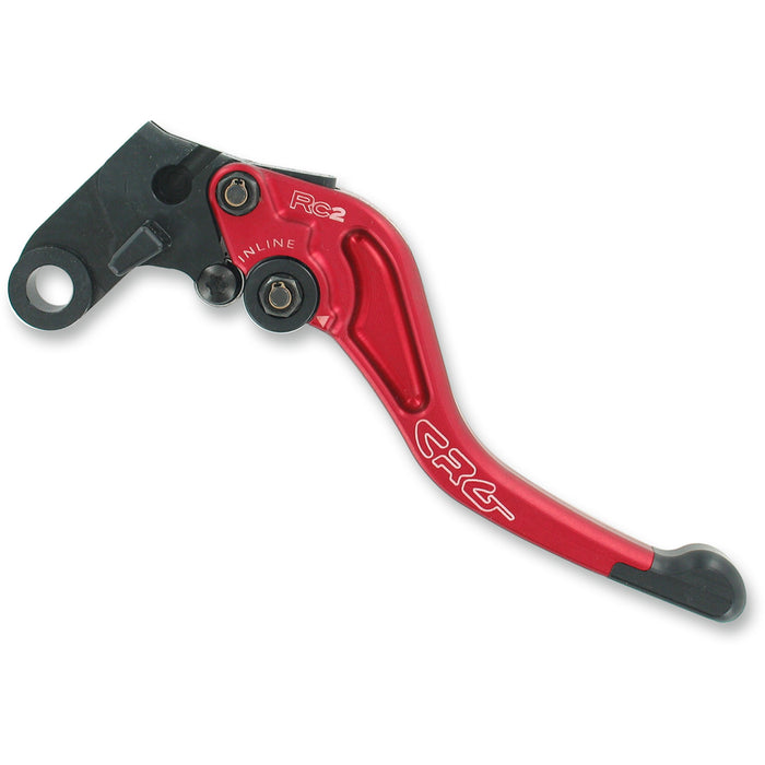 CRG 0613-0695 2AN-631-H-R RC2 Shorty Clutch Lever Clutch Lever - RC2 - Short - Red