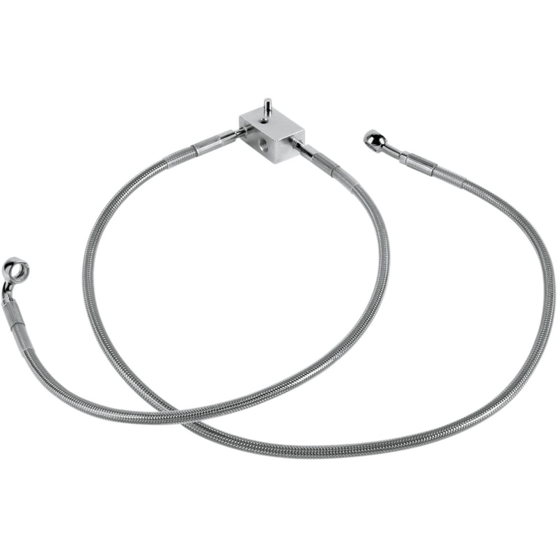 Drag Specialties Brake Line - 1204-2744 For Harley Softail 2000-2003